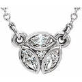 1/5 Ctw Natural Diamond Necklace (Style 86444)