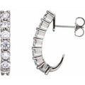 1 1/4 Ctw Natural Diamond Earrings (Style 80238)