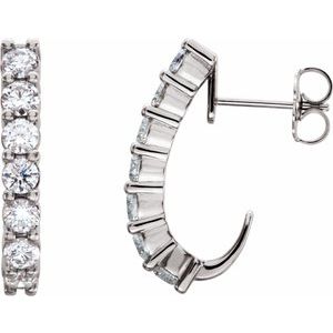 3/4 Ctw Natural Diamond Earrings (Style 80238)