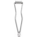 14K White 6.8 mm V Hinged Bangle 6 1/2" Bracelet