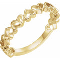 Jubilee 14K Yellow Gold Heart Ring