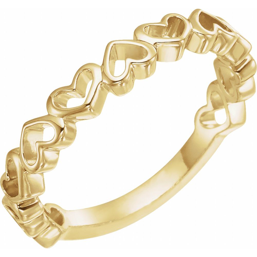 Jubilee 14K Yellow Gold Heart Ring