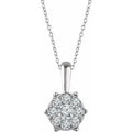 1/3 Ctw Natural Diamond Necklace (Style 652658)