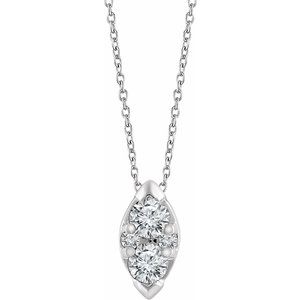 1/8 Ctw Natural Diamond Necklace (Style 652661)