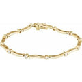 1/2 Ctw Natural Diamond Line Bracelet (Style BRC658)