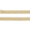 14K Yellow 10.25 mm Panther 17" Chain