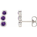 Natural Amethyst Ear Climbers (Style 86701)
