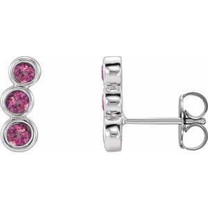 Natural Tourmaline Ear Climbers (Style 86701)