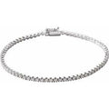 2 Ctw Natural Diamond Line Bracelet (Style 653536)