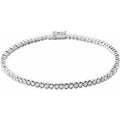 2 Ctw Natural Diamond Line Bracelet (Style 653537)