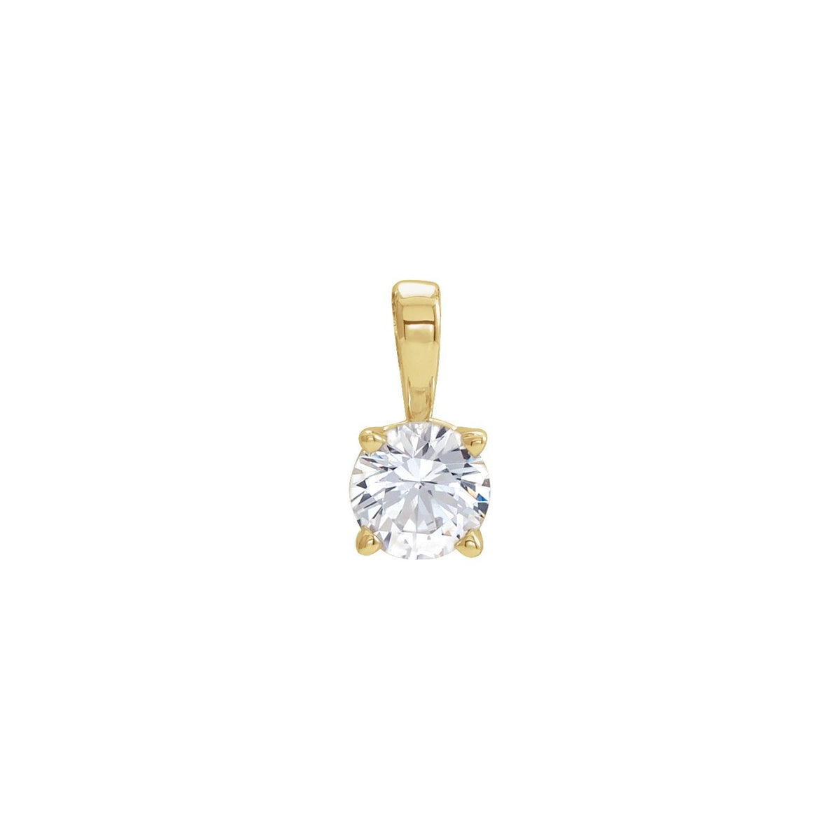 1/2 Ct Natural Diamond Birthstone Pendant (Style 653498)