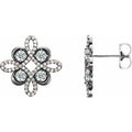 3/4 Ctw Natural Diamond Earrings (Style 86367)