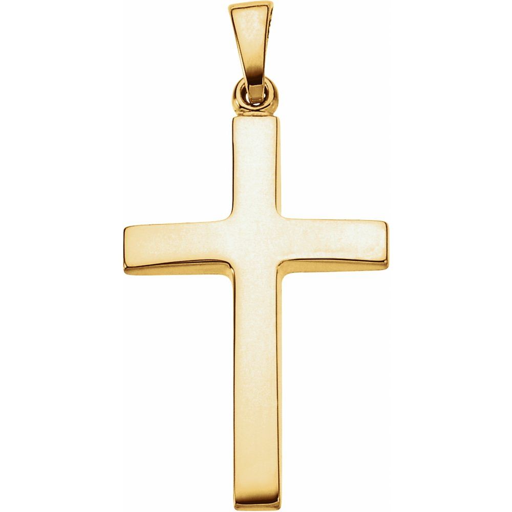 Believer 18K Yellow Gold Cross Pendant