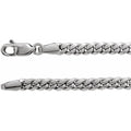 Sterling Silver 3.5 mm Cuban Link Curb 18" Chain
