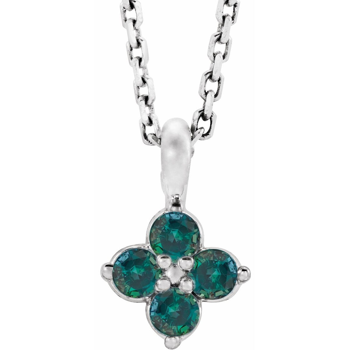 Youth Natural Alexandrite Necklace (Style 86694)