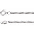 Sterling Silver 1.6 mm Curb 18" Chain