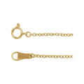 18K Yellow 1.5 mm Cable 18" Chain