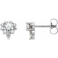 1/2 Ctw Natural Diamond Earrings (Style 86950)