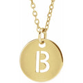 Initial Necklace or Charm/Pendant