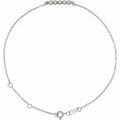 .07 Ctw Natural Diamond Bar Bracelet (Style BRC774)