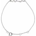 1/3 Ctw Natural Diamond Bar Bracelet (Style 653583)