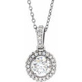 1 1/4 Ctw Natural Diamond Necklace (Style 68601)