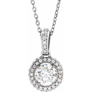 1 1/4 Ctw Natural Diamond Necklace (Style 68601)