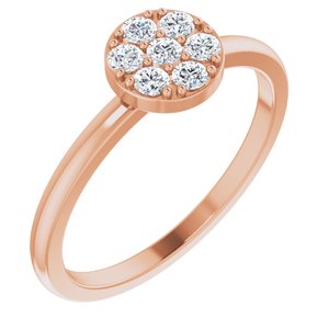 1/5 CTW Natural Diamond Stackable Ring (Style 122809)