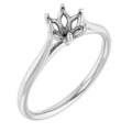 Cathedral-Style Solitaire Engagement Ring
