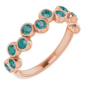 Natural Alexandrite Bezel-Set Ring (Style 71894)