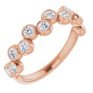 3/4 CTW Natural Diamond Bezel-Set Ring (Style 71894)