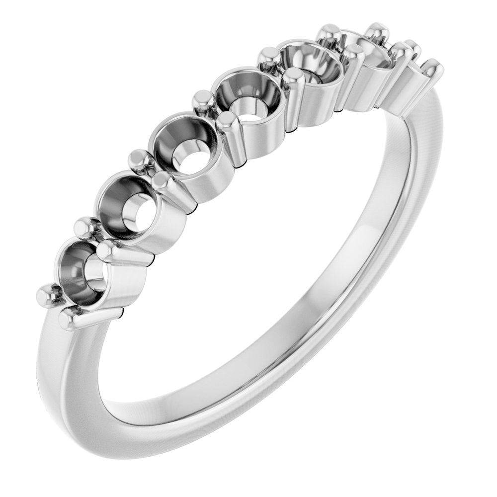 Seven-Stone Anniversary Band