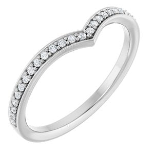 Diamond 1/8 CTW Wedding Band