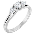 Diamond Three-Stone Engagement Ring