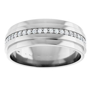 Natural Diamond 1/3 CTW Eternity Wedding Band