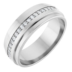 Natural Diamond 1/3 CTW Eternity Wedding Band