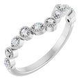 Natural Diamond Vintage-Inspired Contour Wedding Band