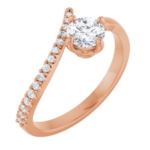 1/2 CTW Natural Diamond Bypass Ring (Style 71965)