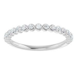 14K Gold Diamond Anniversary Wedding Band
