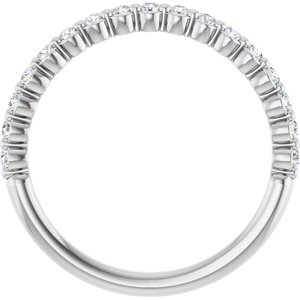 14K Gold Diamond Anniversary Wedding Band