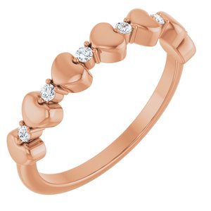 .08 CTW Natural Diamond Stackable Ring (Style 71999)