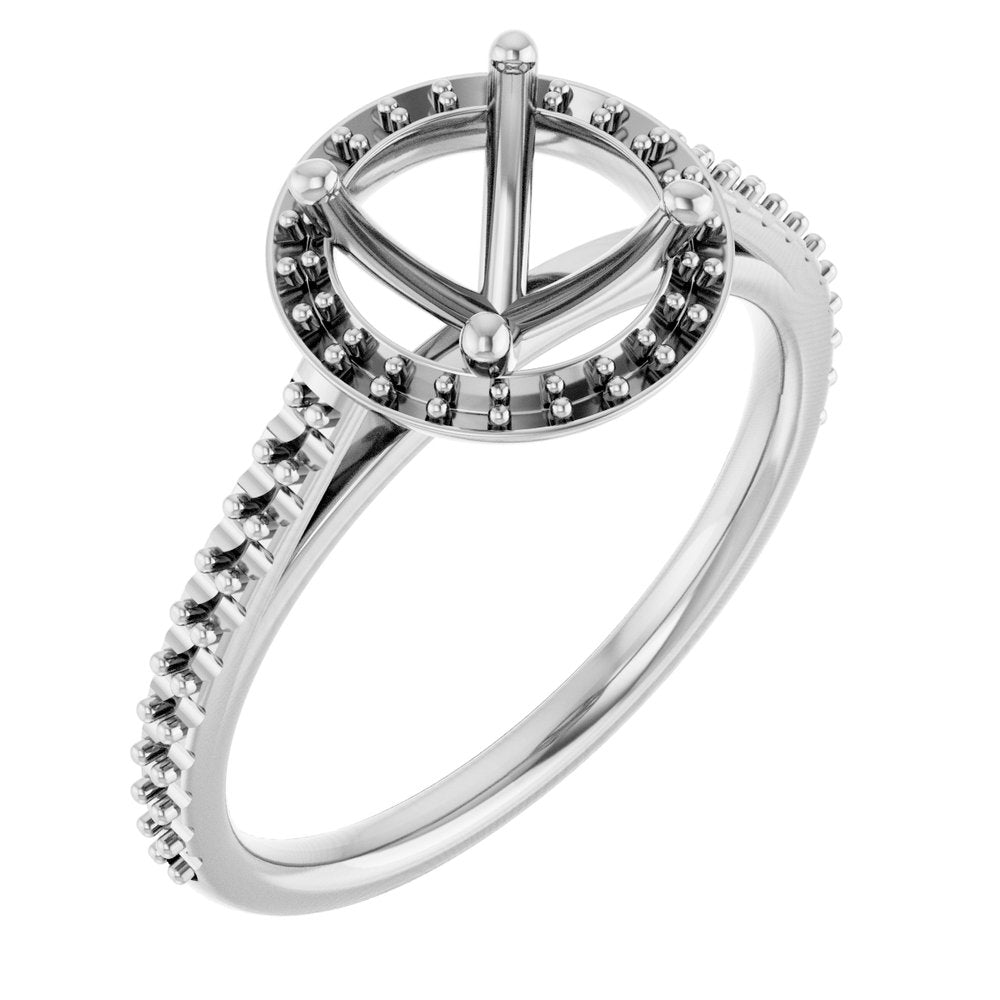 Halo-Style Engagement Ring