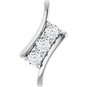 1/3 Ctw Natural Diamond Pendant (Style 86763)
