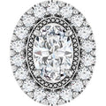 5/8 Ctw Natural Diamond Pendant (Style 86798)