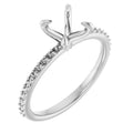 Accented Engagement Ring