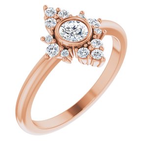 3/8 CTW Natural Diamond Halo-Style Ring (Style 72089)