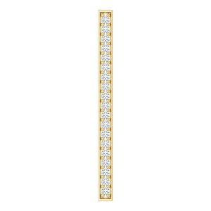 1/5 Ctw Natural Diamond Bar Pendant (Style 651750)