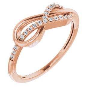 1/10 CTW Natural Diamond Knot Ring (Style 651889)