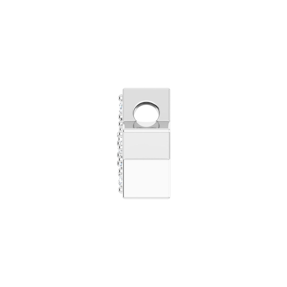 .04 Ctw Natural Diamond Pendant Slide (Style 87501)