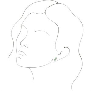 Natural Zircon Ear Climbers (Style 86701)
